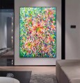 Abstract floral baho flowers wall decor